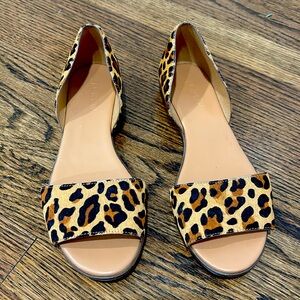 J.Crew size 6 cheetah print flats. Good condition.